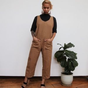 Shop Frond Linen Jumpsuit